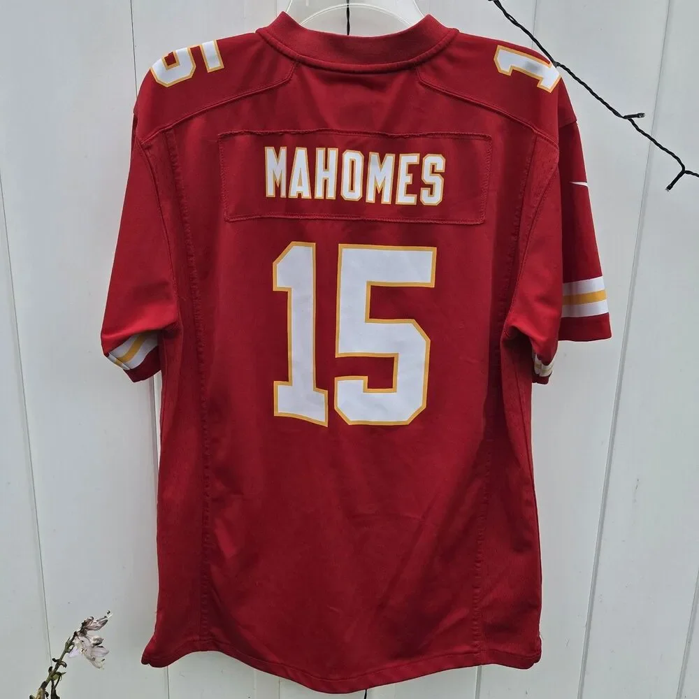 Patrick Mahomes #15 Kansas City Chiefs AFC LH Nike On Field NFL Youth Jersey XL